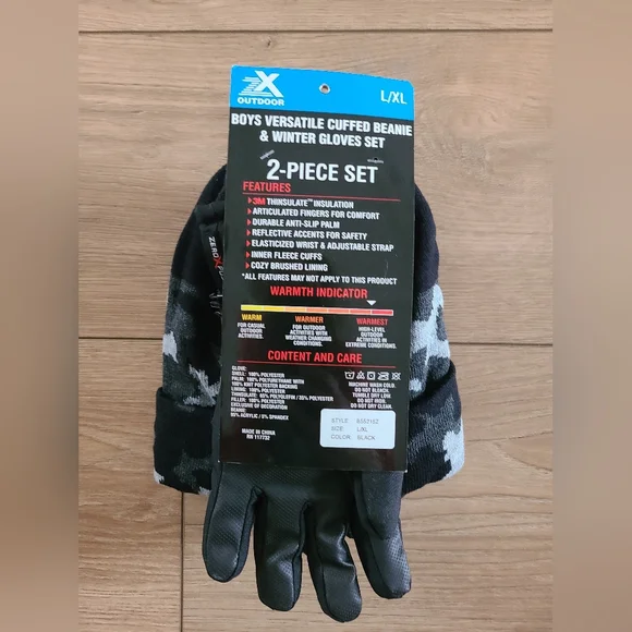 NWT! Zero Xposur hat & winter gloves set - Picture 4 of 8